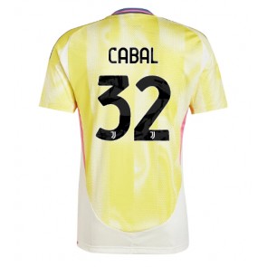 Juventus Juan Cabal #32 Venkovní Dres 2024-25 Krátký Rukáv